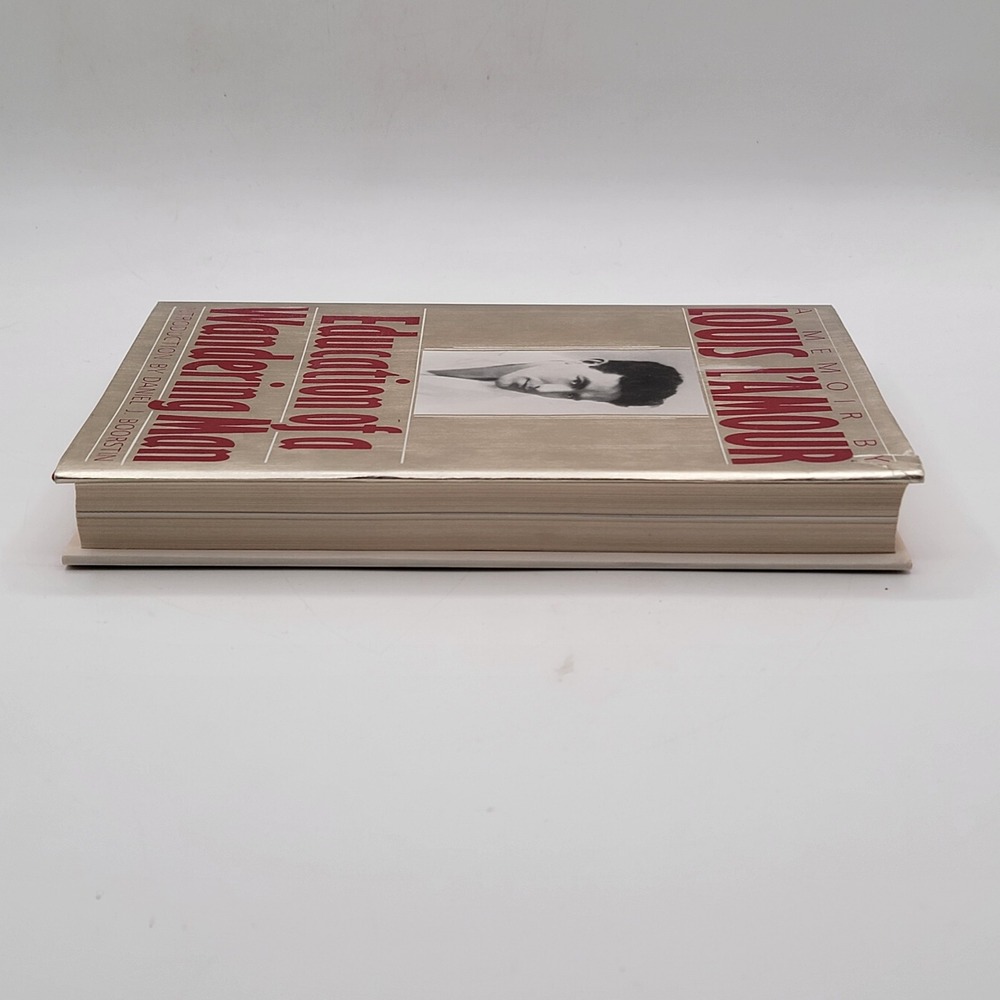 Louis L'Amour Education of a Wandering Man Hardcover 1989 First Edition Good - Picture 7 of 11